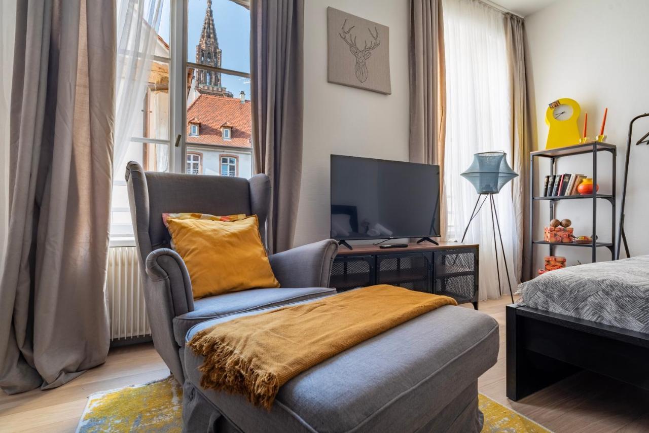 Apartament Chez Francoise - Hyper-Centre, Vue Cathedrale Strasburg Zewnętrze zdjęcie