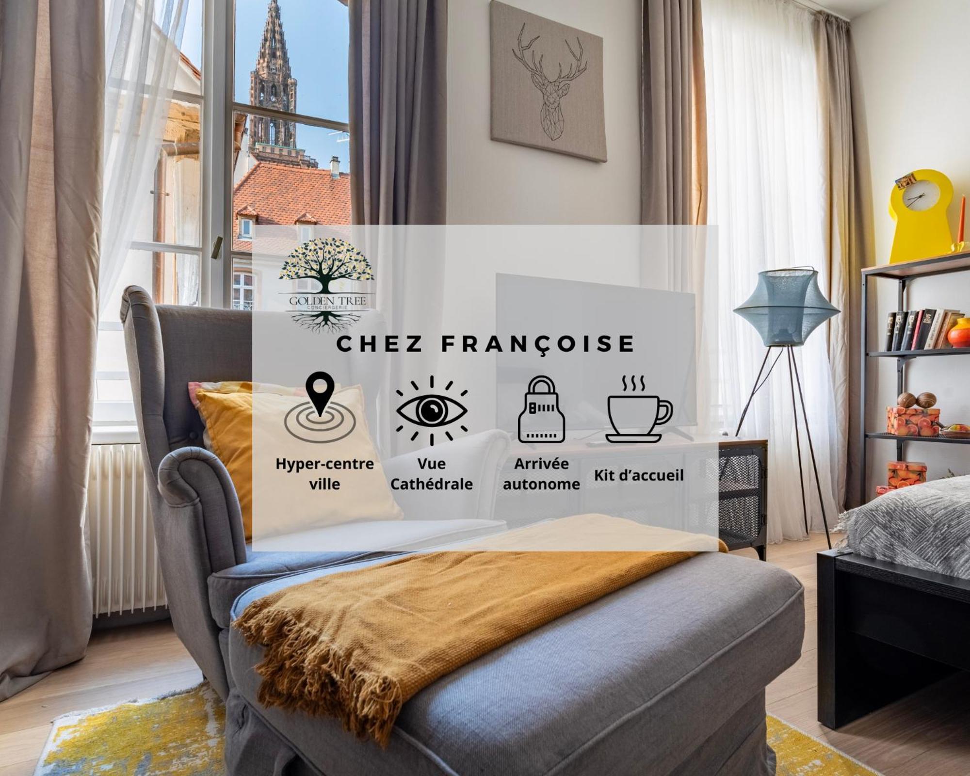 Apartament Chez Francoise - Hyper-Centre, Vue Cathedrale Strasburg Zewnętrze zdjęcie